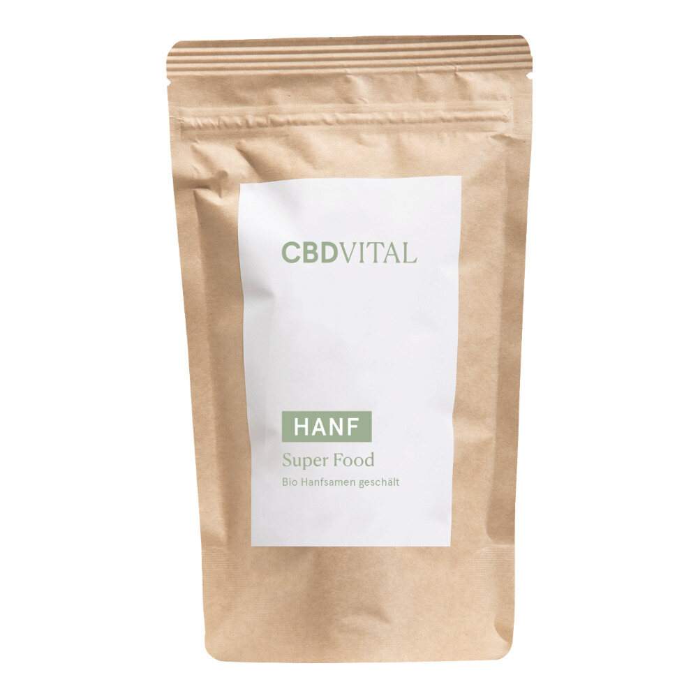 CBD Vital Hanf Super Food Verpackung Frontansicht