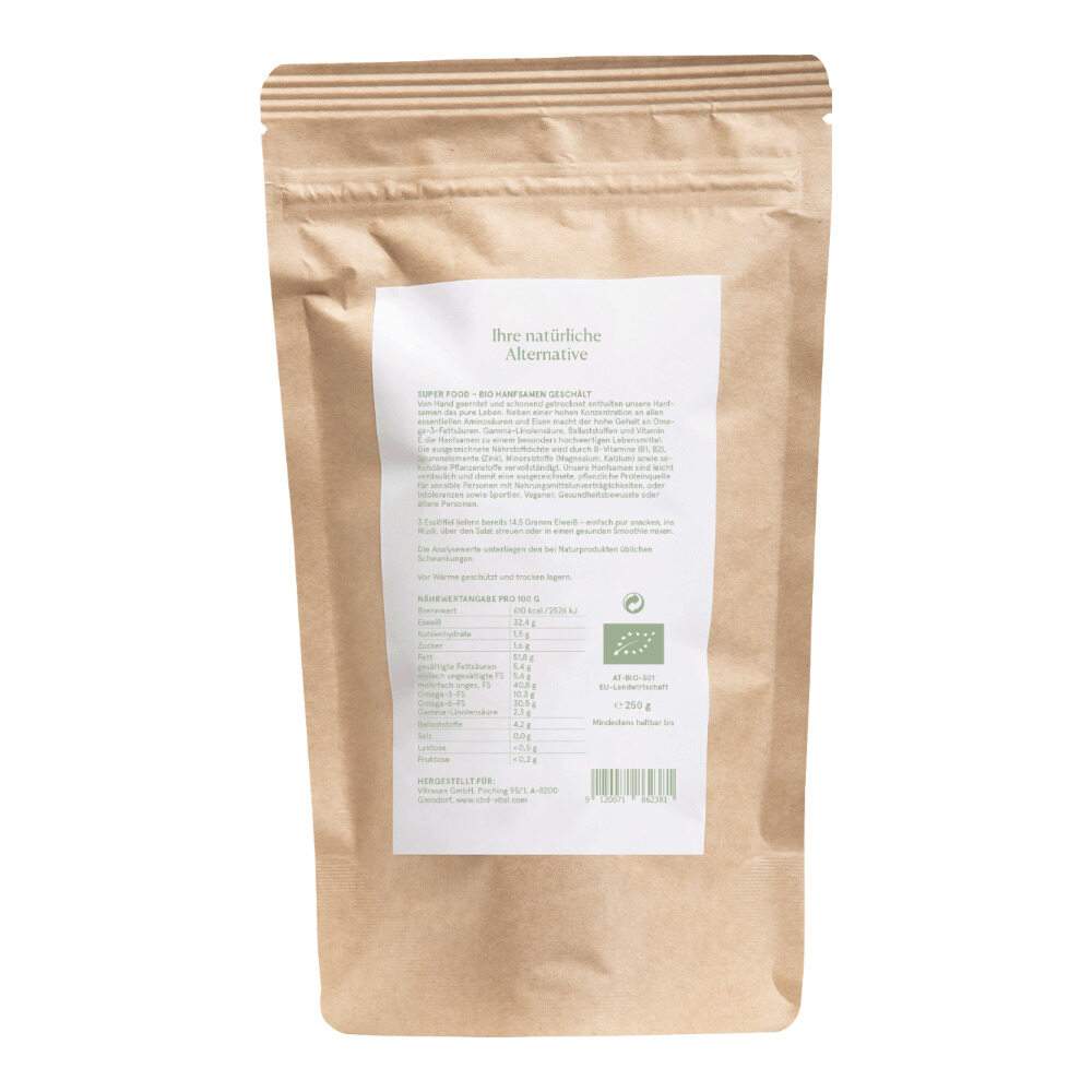 CBD Vital Super Food Verpackung Rückseite
