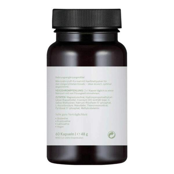 CBD Vital Hand Schlaf-Formel Behälter Rückseite