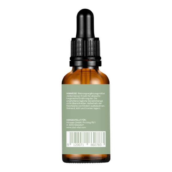 Cbd Vital Naturextrakt Premium Rückseite