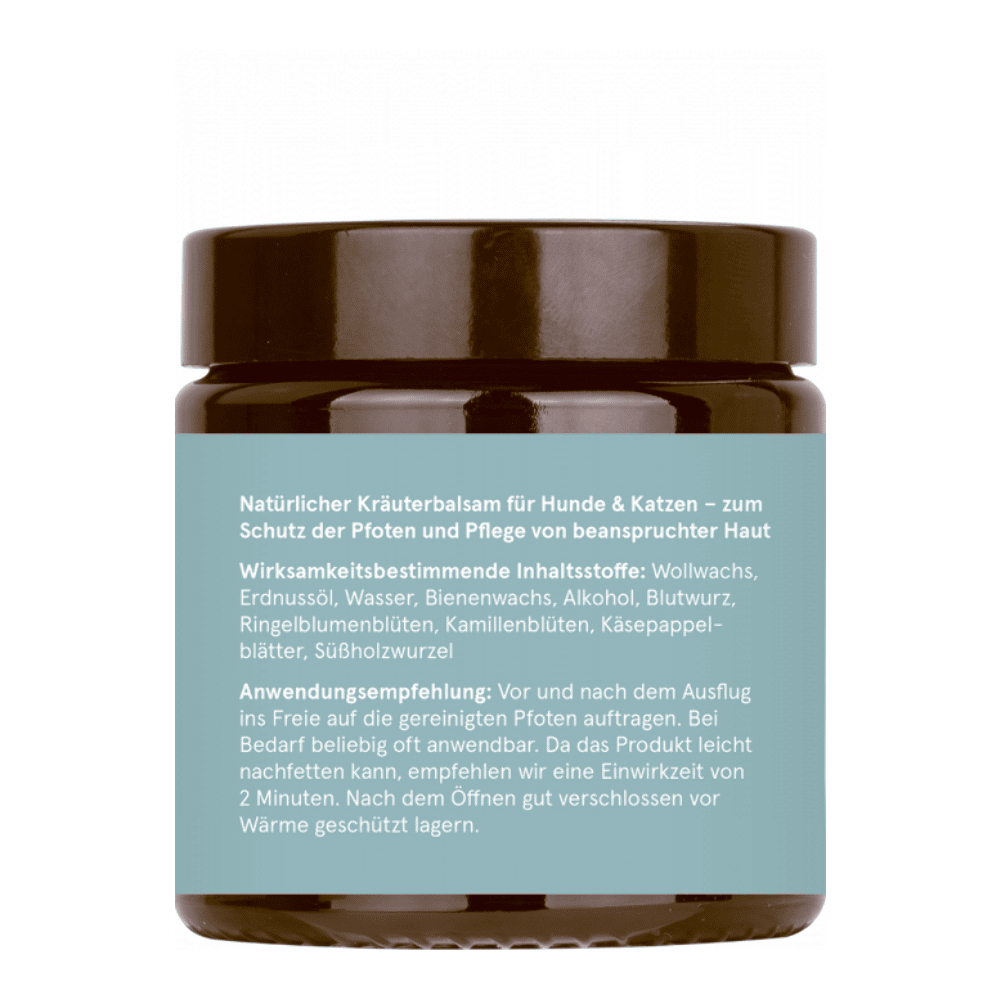 Cbd Vital Pfotenschutzsalbe Rückseite