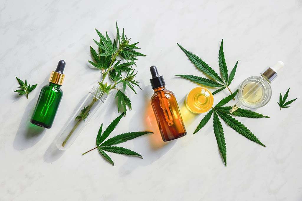 Cbd Öl Pipette Hanfblatt
